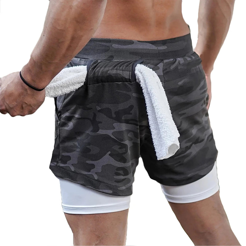 Shorts Para Treino 2 em 1 Esporte Air Effect