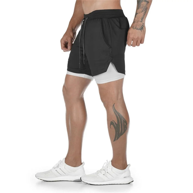 Shorts Para Treino 2 em 1 Esporte Air Effect